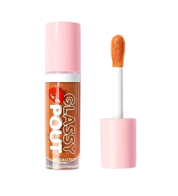 Huile à lèvres Absolute New York Glassy Pout teinte Moody – flacon