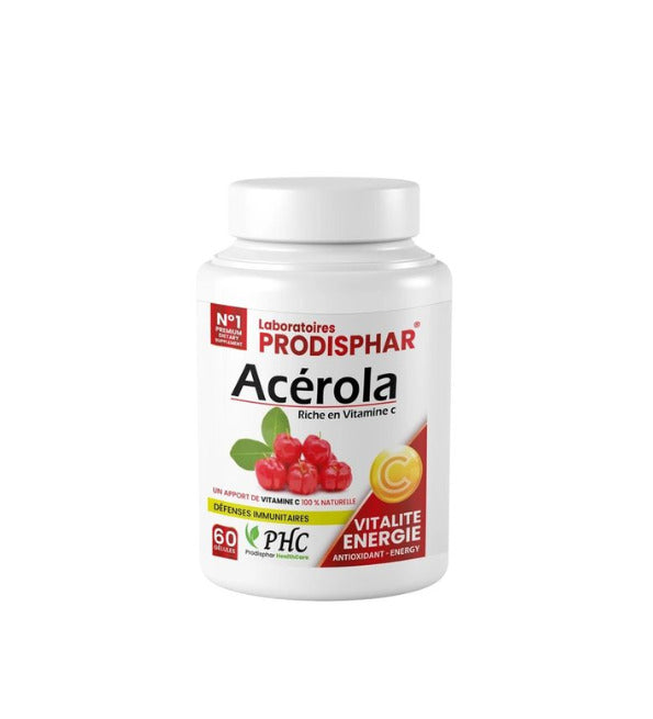 Boîte de Prodisphar Acérola 60 gélules