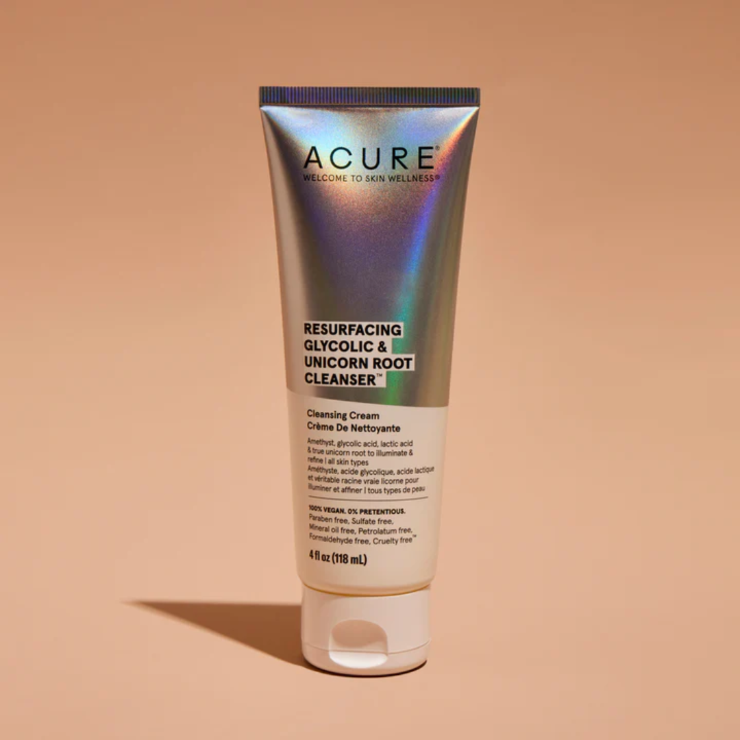 Acure Resurfacing Limpiador Glicólico y Raíz de Unicornio 118ml