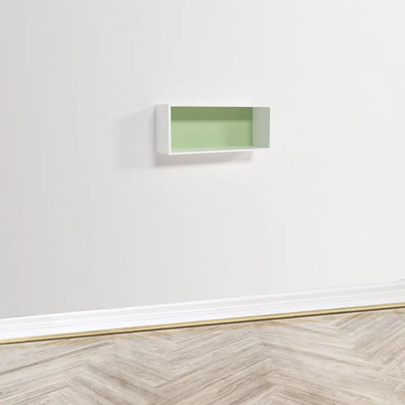 Wlidaty Home Long Green Wall Cube - 42x18 cm