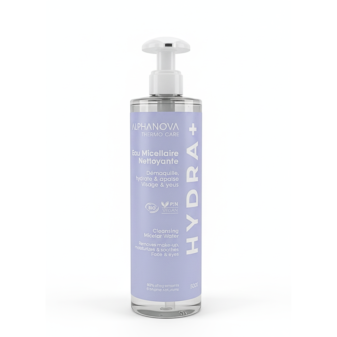 Alphanova Hydra+ Eau Micellaire Nettoyante 400 ml – flacon