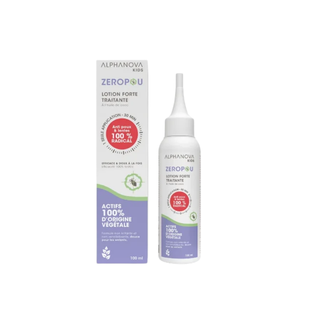 Alphanova Zeropou lotion anti-poux et lentes 100 ml – flacon