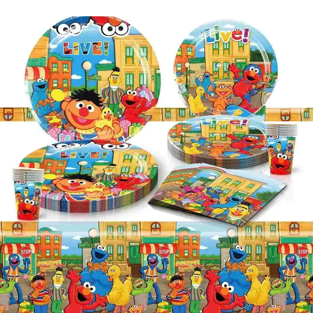 Pack Anniversaire 51 Pièces- Sesame Street