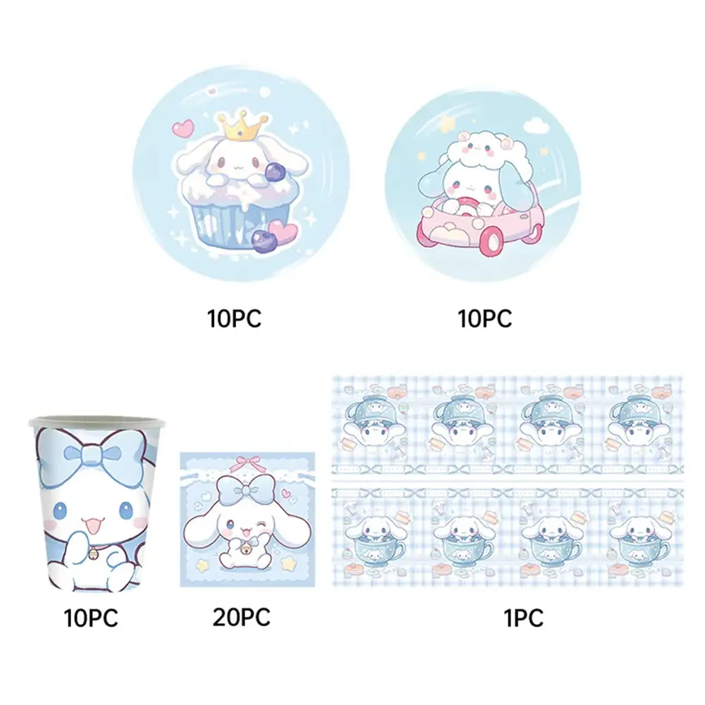 Pack Anniversaire 51 Pièces – Cinnamoroll