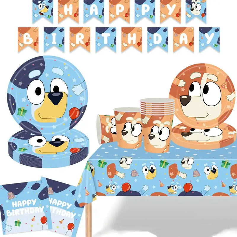 52 Piece Birthday Pack – Bluey