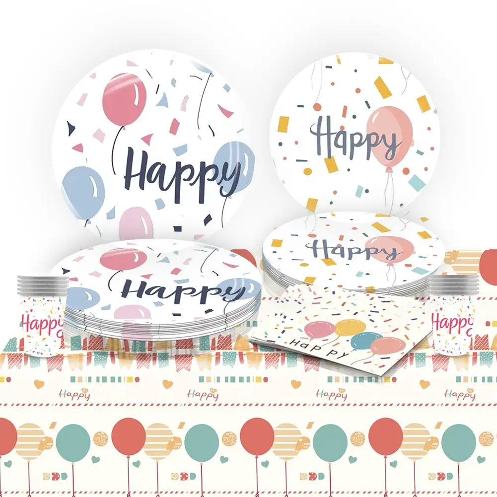 Pack de Cumpleaños 51 Piezas - Happy