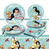 Pack Anniversaire 51 Pièces- Jasmine et Aladdin