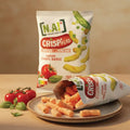 N / A ! Chips de guisantes crujientes 50g - Tomate Albahaca