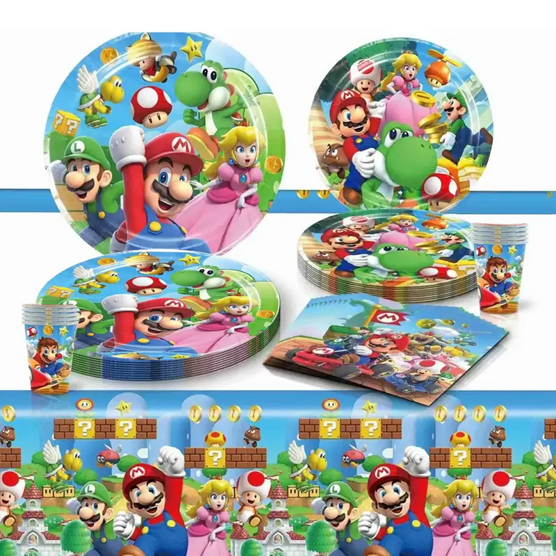 Pack de Cumpleaños 51 Piezas - Super Mario
