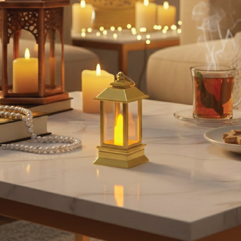 Mini Linterna LED Decorativa con Vela Falsa – 9cm