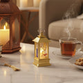 Mini Lanterne LED Décorative avec Fausse Bougie
