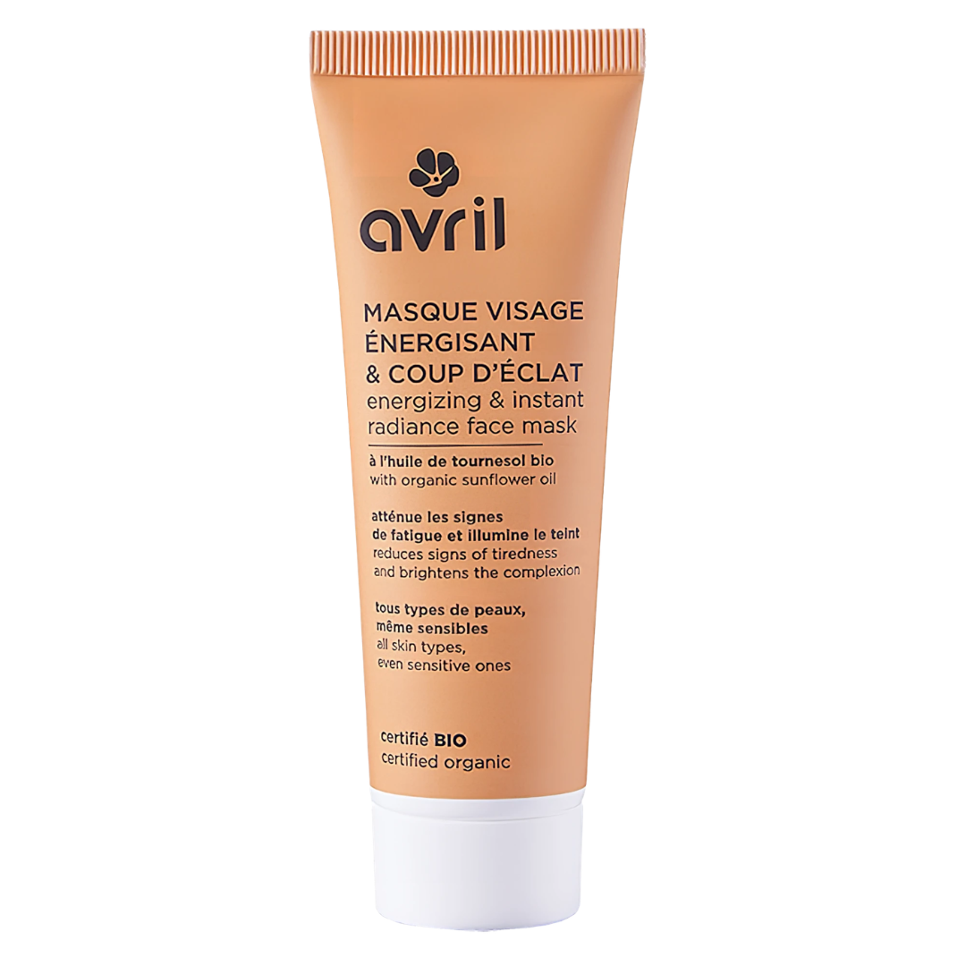 Avril masque visage énergisant coup d'éclat bio 50 ml – tube