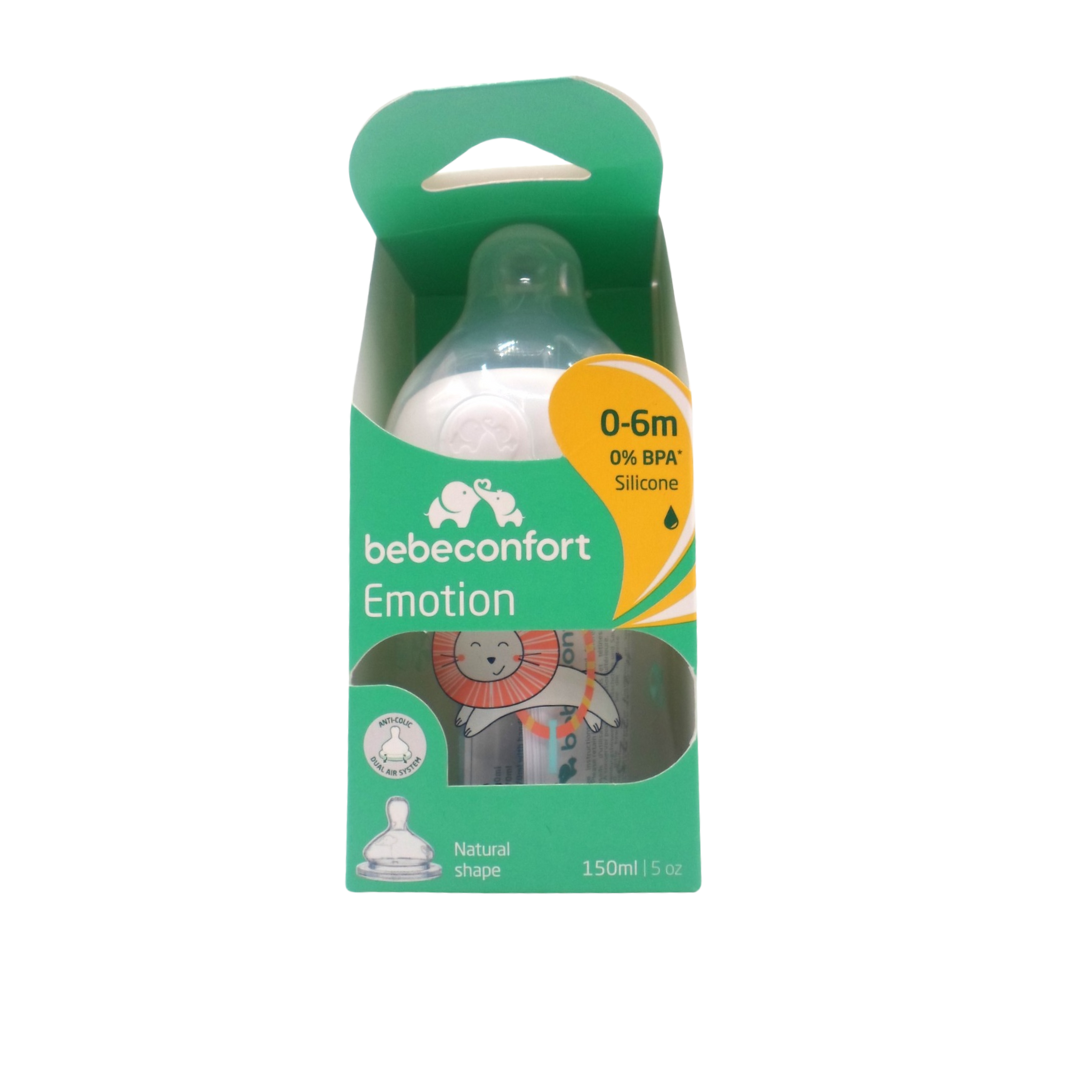 Bébé Confort biberon Emotion PP 150 ml motif petit chat blanc