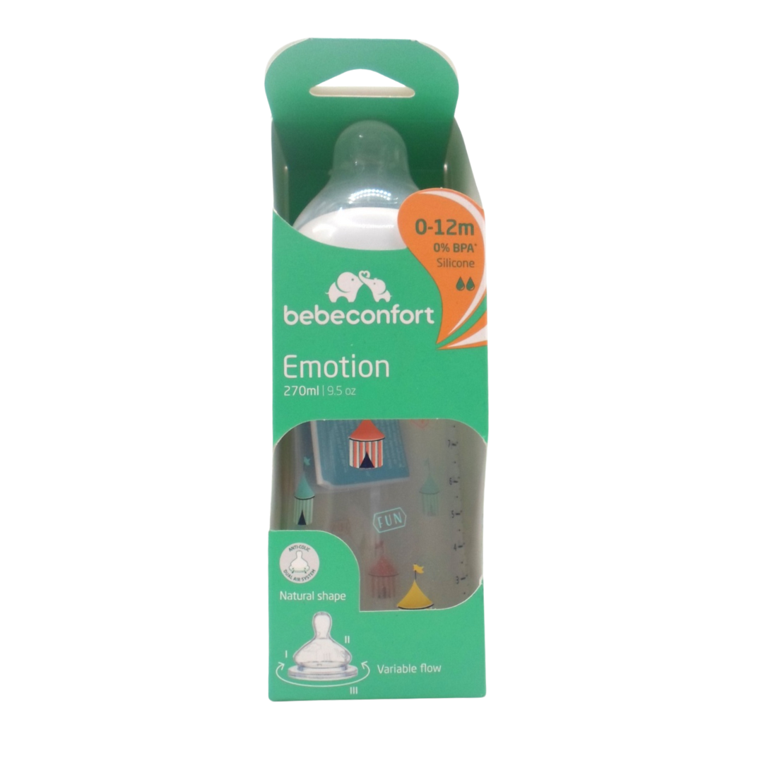 Bébé Confort Biberon PP Emotion The Traveller Blanc 0-12 mois – 270 ml – photo du produit