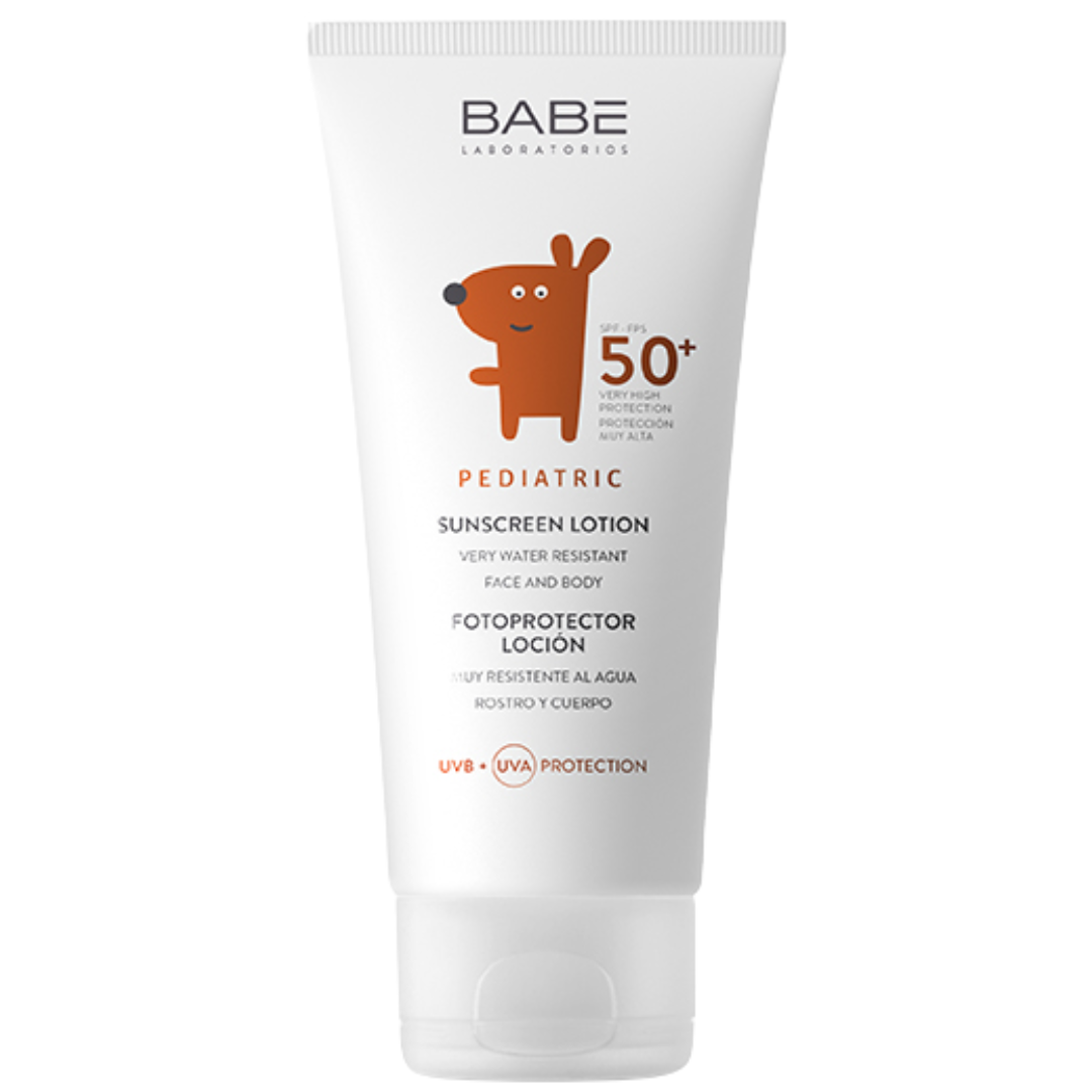 Babé lotion solaire pédiatrique SPF50+ 100 ml – flacon