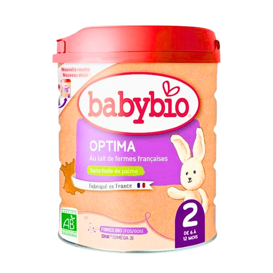 Lait 2e âge bio Babybio Optima 2 – boîte 400 g