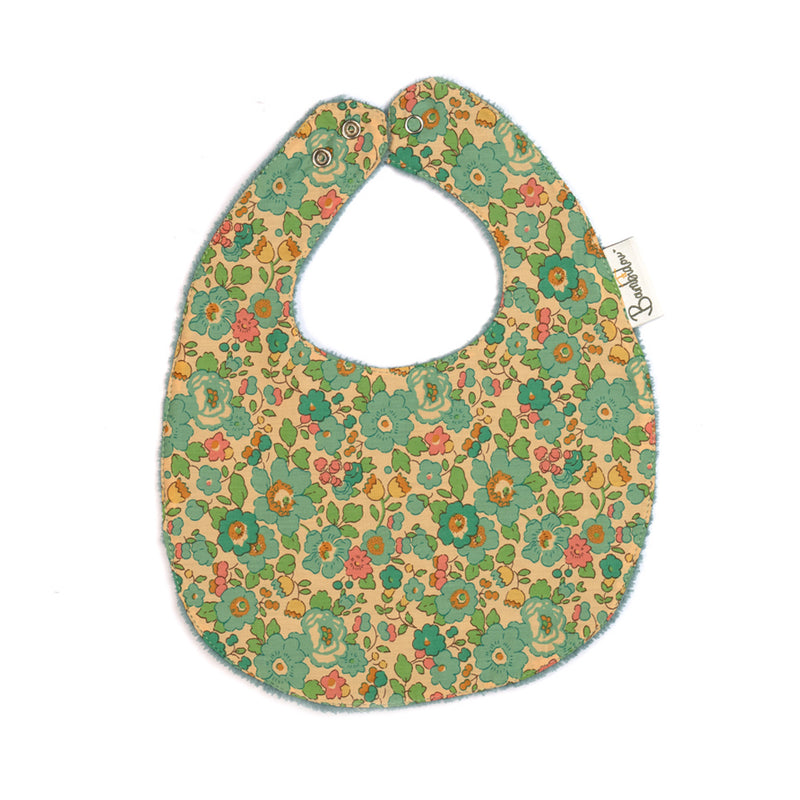 Bambidou Bavoir Classique - Vert Betsy Liberty
