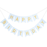 Banner de Feliz Cumpleaños – Azul claro