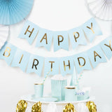 Banner de Feliz Cumpleaños – Azul claro