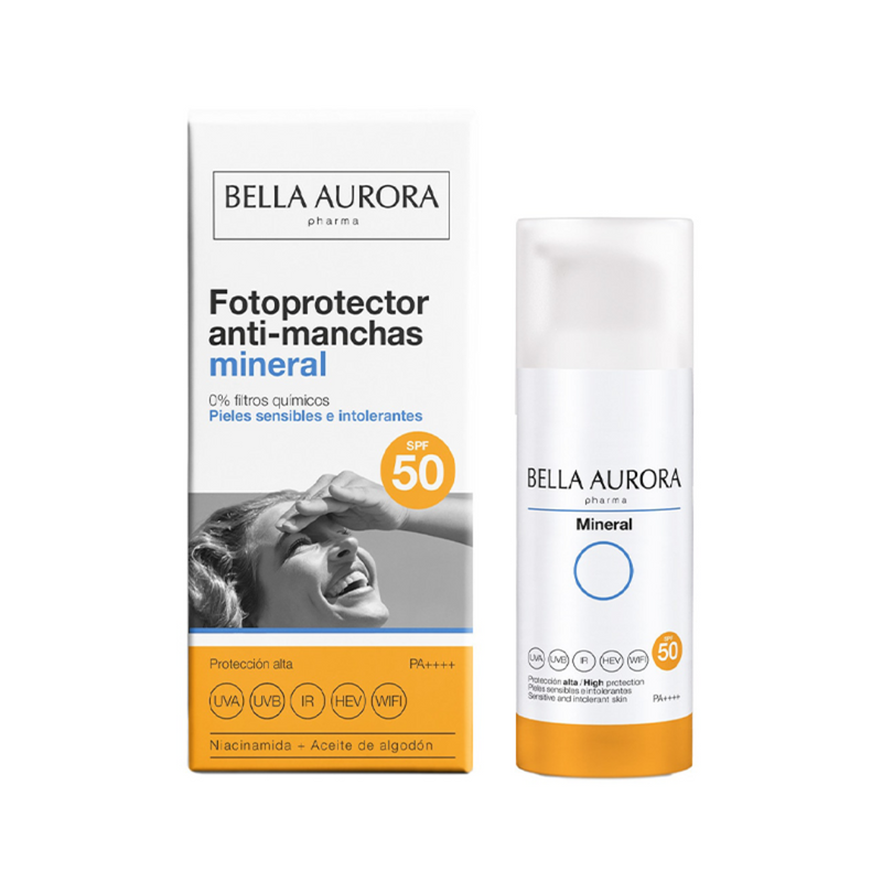 Bella Aurora Protector Solar Mineral SPF 50 - 50ml