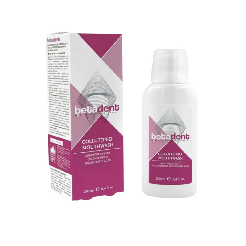 Betadent Chlorhexidine Mouthwash 250ml