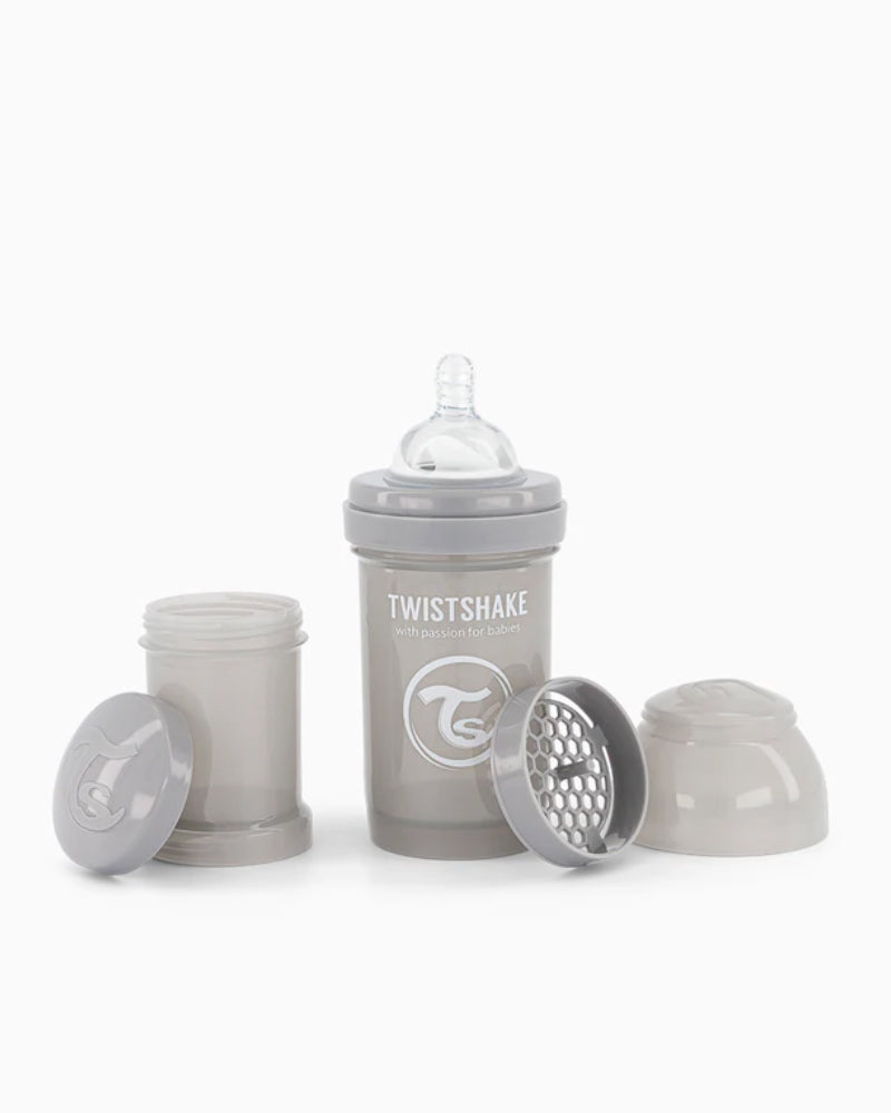 Offer: 1 Twistshake Anti-Colic Bottle 180ml - Grey = 2 Free!
