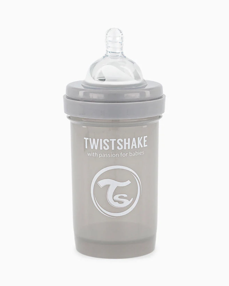 Offer: 1 Twistshake Anti-Colic Bottle 180ml - Grey = 2 Free!