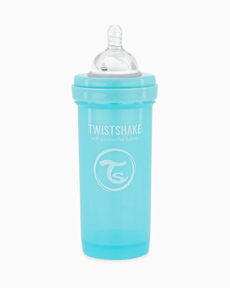 Oferta: 1 Biberón anticólicos Twistshake 260ml - Azul = ¡2 Gratis!