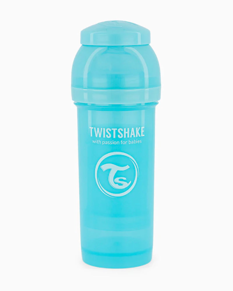 Oferta: 1 Biberón anticólicos Twistshake 260ml - Azul = ¡2 Gratis!