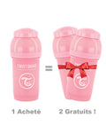 Offer: 1 Twistshake Anti-Colic Bottle 180ml - Pink = 2 Free!