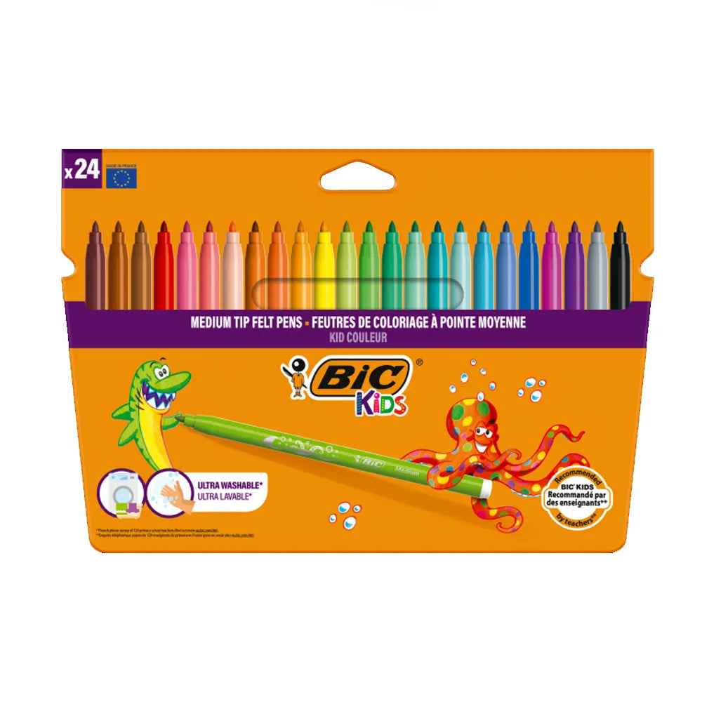 Boîte de 24 Feutres Bic