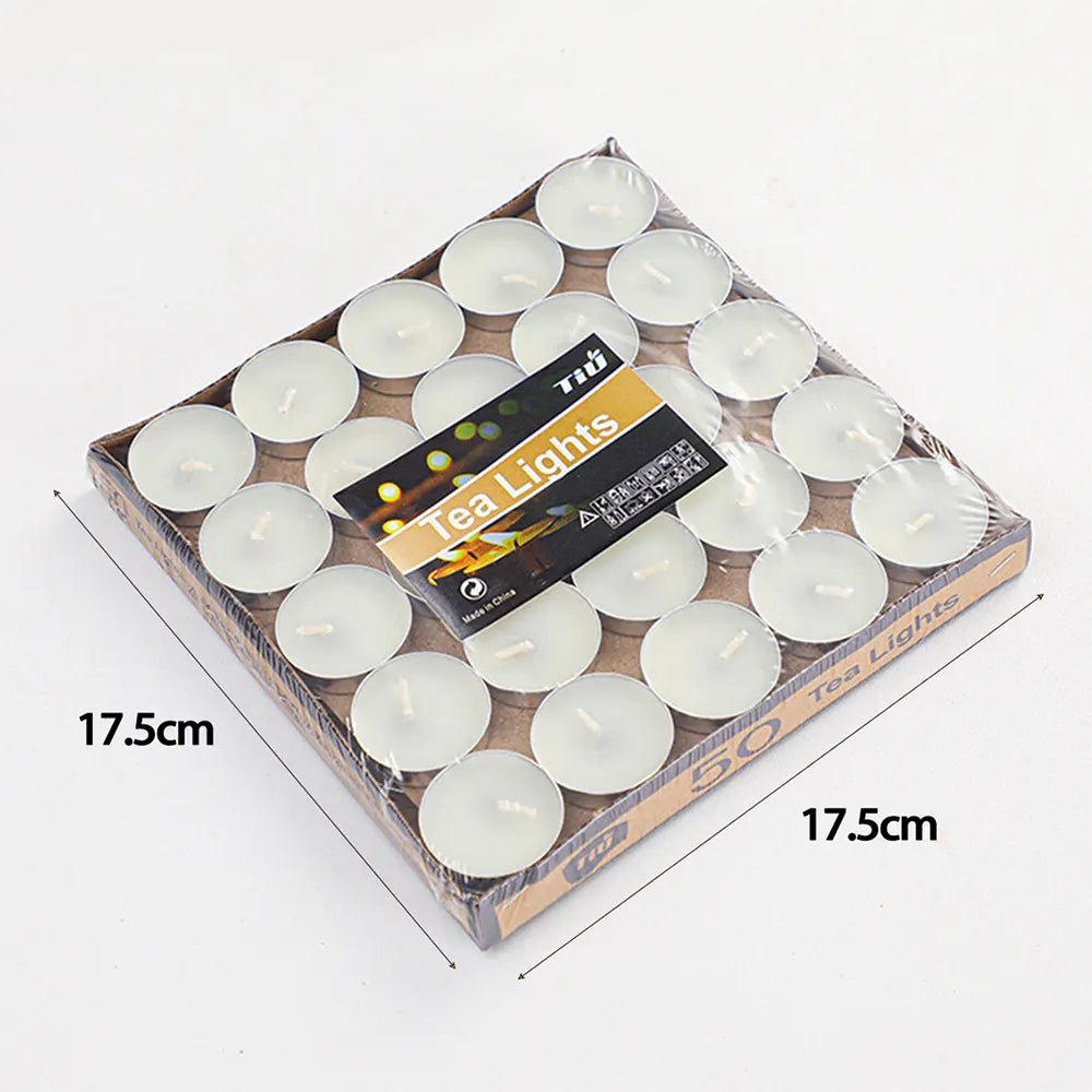 Bougies Chauffe-Plat – 50 Pièces