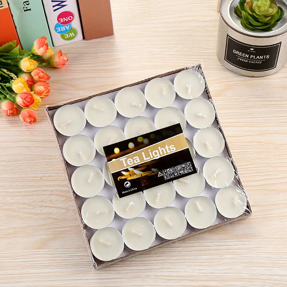 Bougies Chauffe-Plat – 50 Pièces