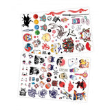 Buki 75 Kawaii Manga Temporary Tattoos – 6Y+