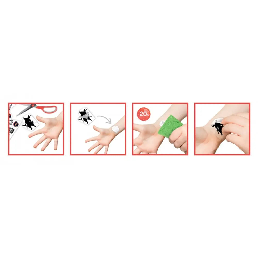 Buki 75 Kawaii Manga Temporary Tattoos – 6Y+