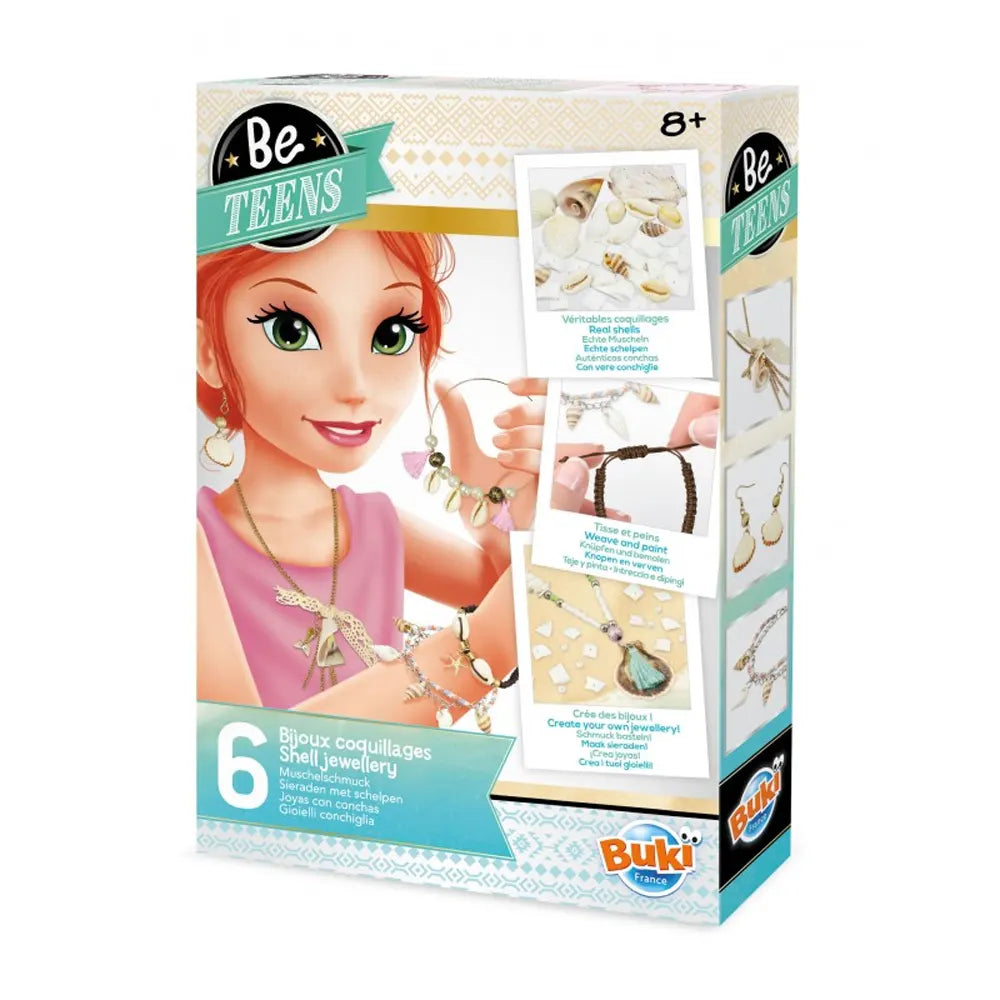 Buki Creative Set 4 Shell Jewelry – 8Y+