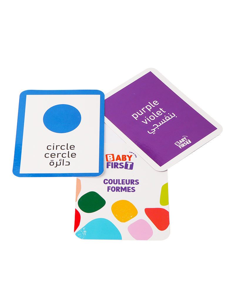 Tarjetas Baby First - Colores y formas