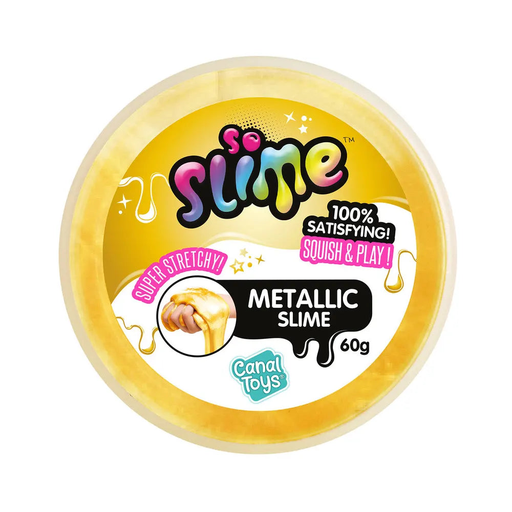 Canal Toys Pot de Slime – Doré Métallique 6A+
