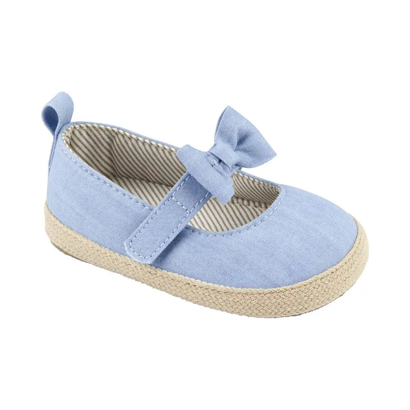 Zapatos Mary Jane de cambray para bebé de Carter's - Azul