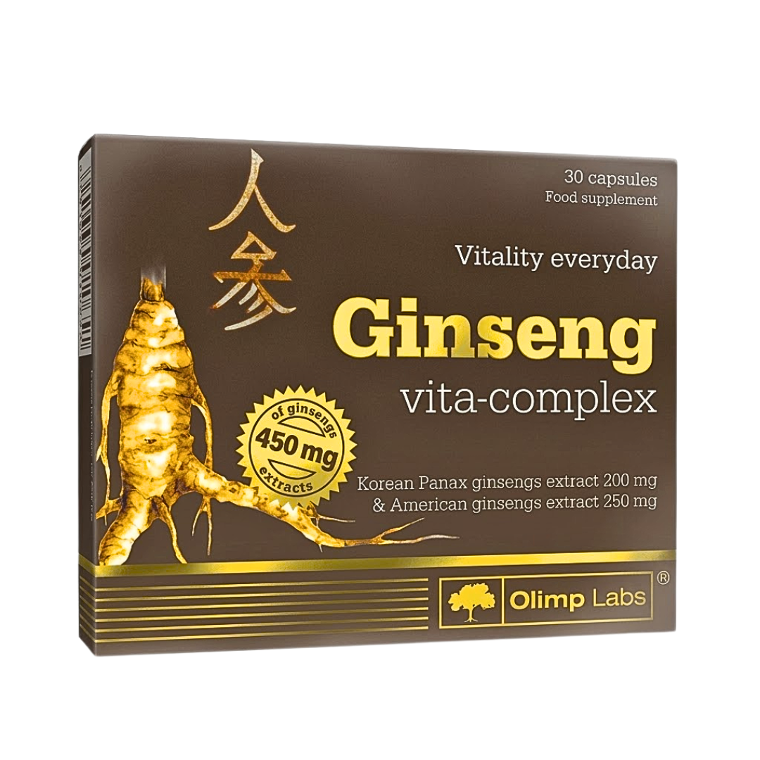 Olimp Labs Ginseng Vita Complex 30 gélules – boîte