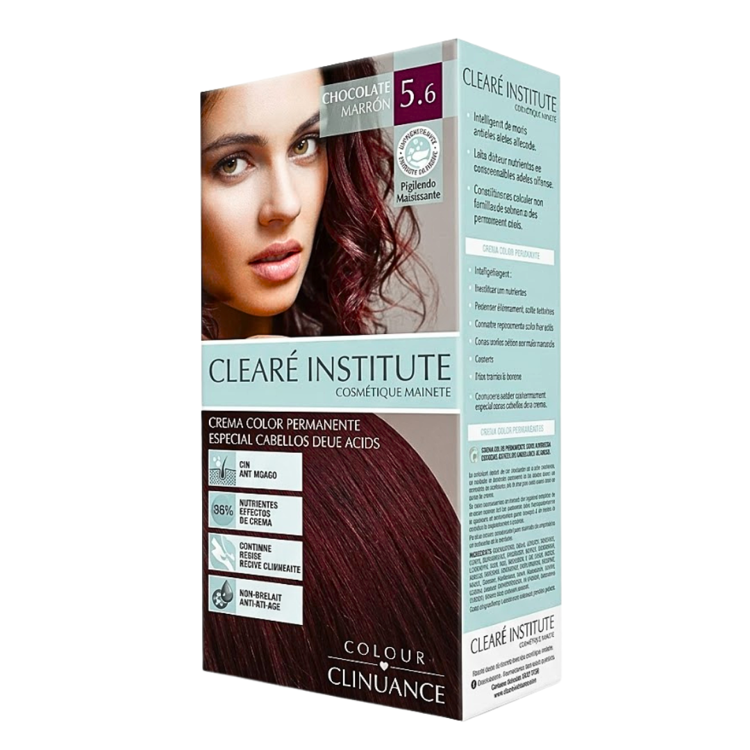 Clearé Institute coloration Colour Clinuance 5.6 170 ml – emballage