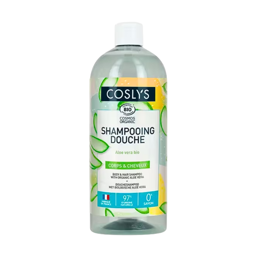 Coslys Shampooing Douche Aloe Vera 1 L – flacon