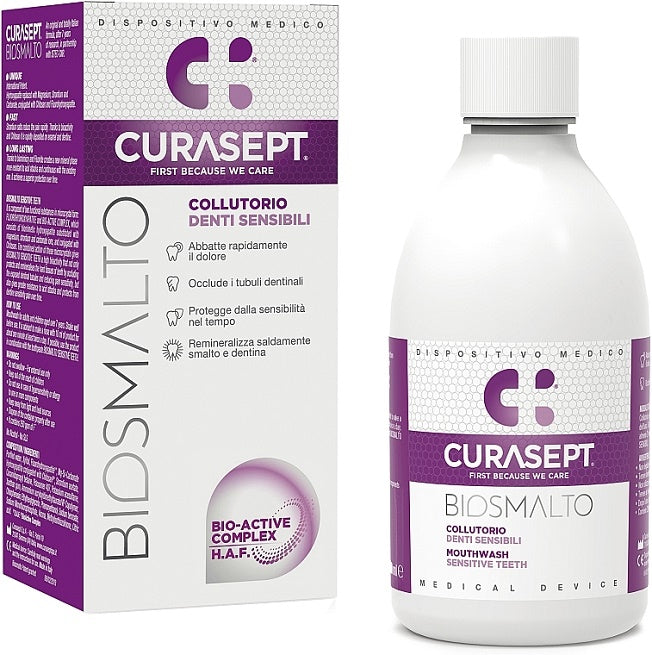Curasept Biosmalto Sensitive Mouthwash 300ml