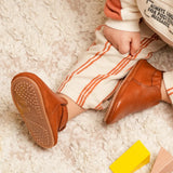 Cuteshez Leather Baby Slippers – Basic Taba