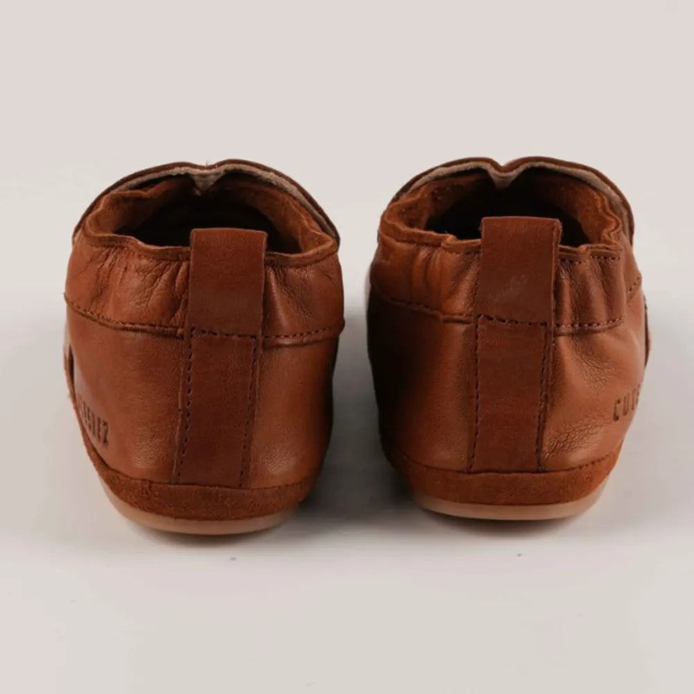 Cuteshez Leather Baby Slippers – Basic Taba