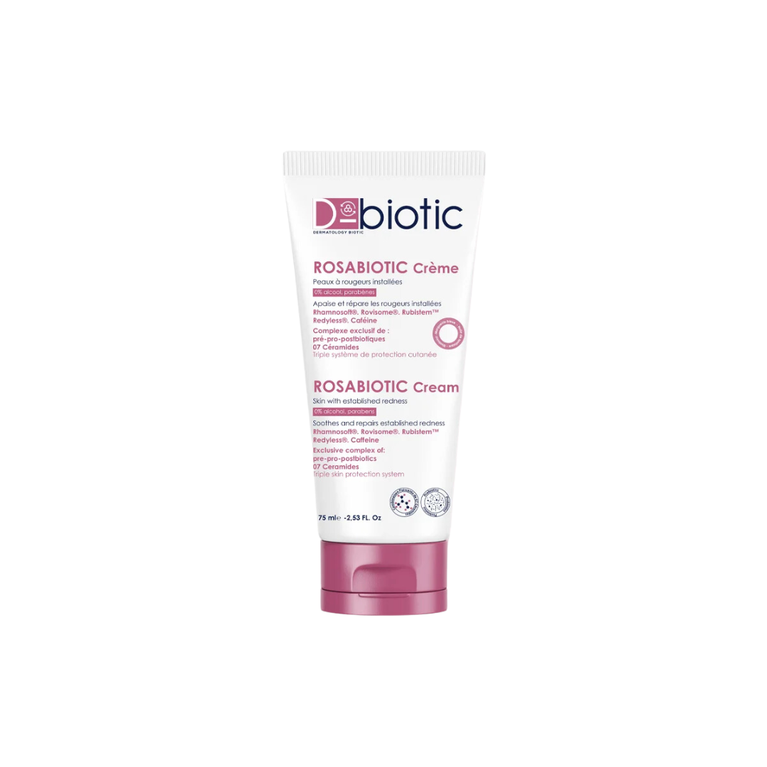 Crème D-Biotic Rosabiotic 75 ml pour peaux sujettes aux rougeurs