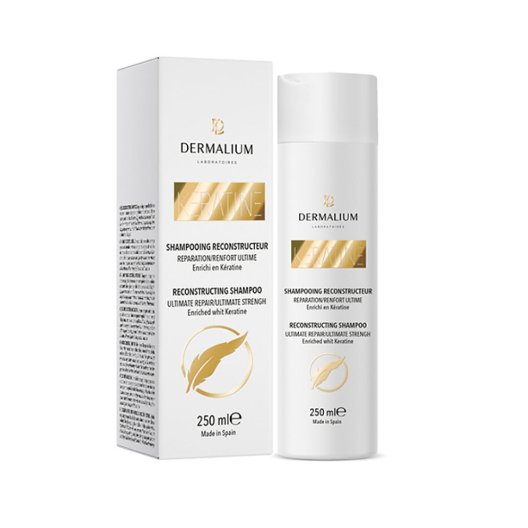 Dermalium Keratine shampoing reconstructeur 250 ml – flacon