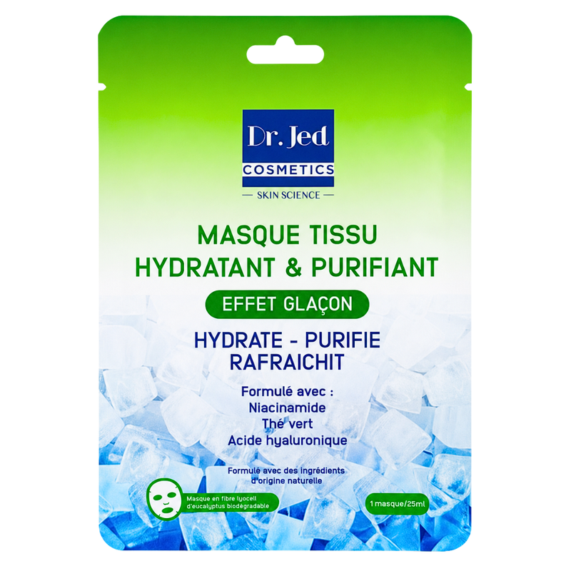 Dr Jed Masque Tissu Hydratant & Purifiant 25ml