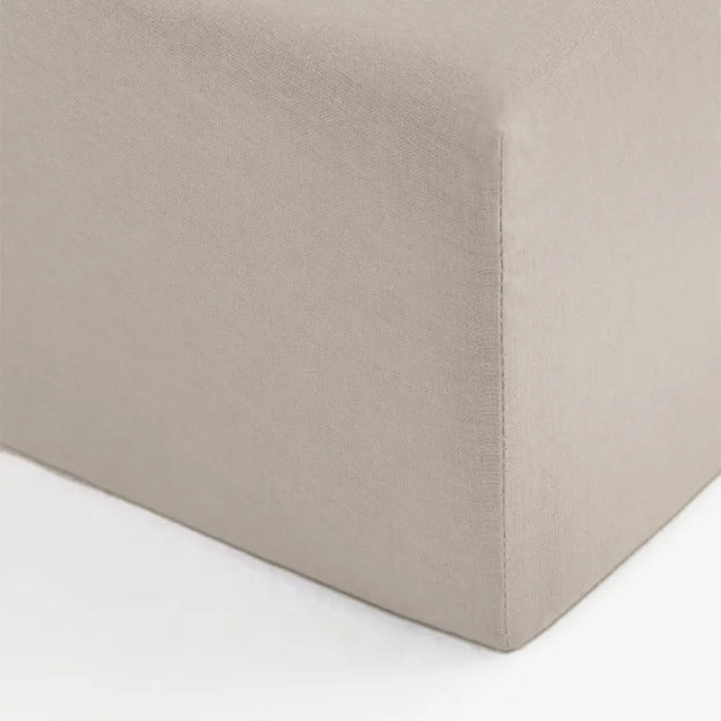 Bambidou Drap Housse Pour Lit Bébé 140x70 cm - Kaki