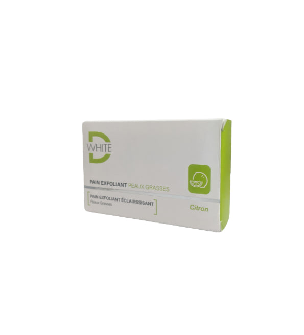 Dwhite pain exfoliant au citron pour peaux grasses 200 g – packshot